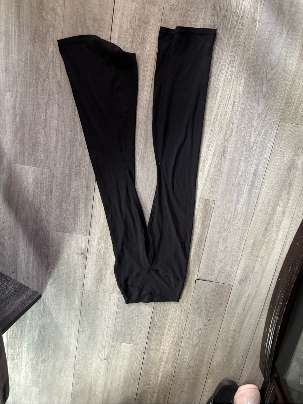 Black Women's Stretch Flared Pants